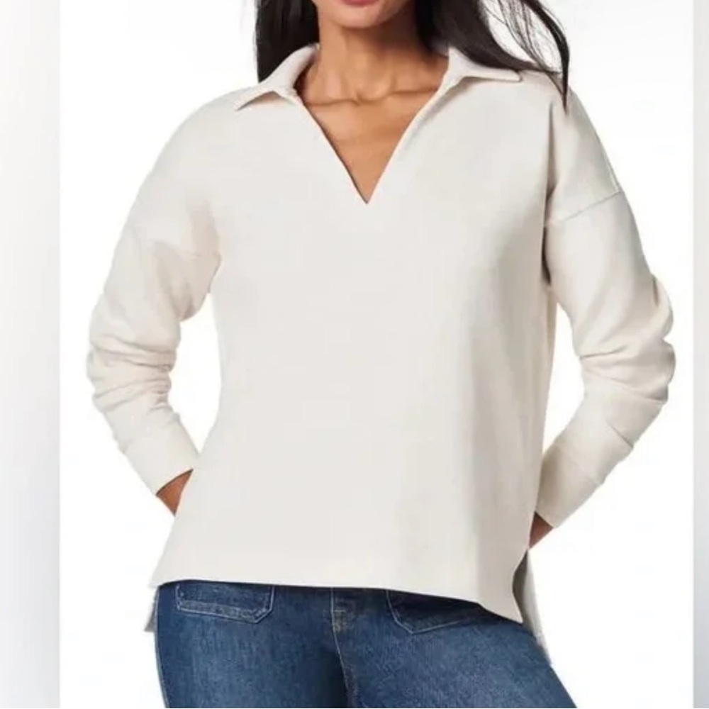 Spanx AirEssentials Polo Top Size: XL